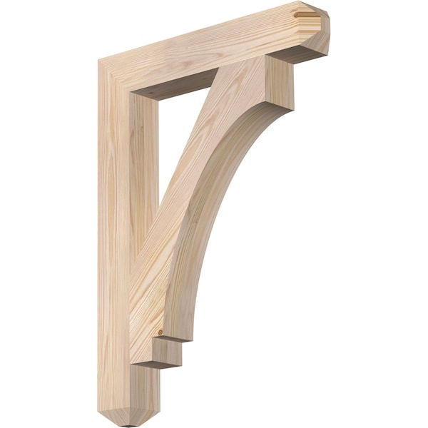 Ekena Millwork Imperial Craftsman Smooth Bracket, Douglas Fir, 3 1/2"W x 22"D x 30"H BKT04X22X30IMP04SDF - main